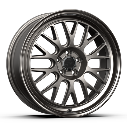 fifteen52 Holeshot RSR 19x8.5 5x108 42mm ET 63.4mm Center Bore Magnesium Grey w/ Gloss Lip