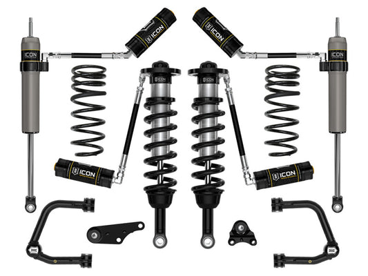 ICON 24 Tacoma 1.25-3in Stage 4 Suspension System Tubular Overland Rear Coils