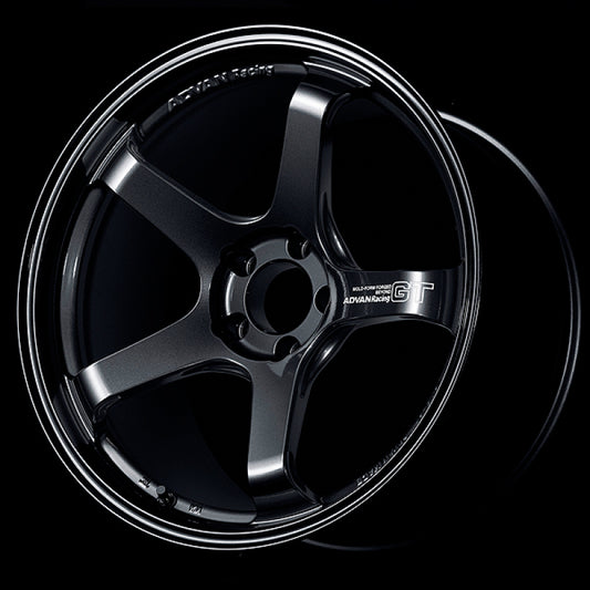 Advan GT Beyond 18x9.5 +38 5x114.3 Racing Titanium Black