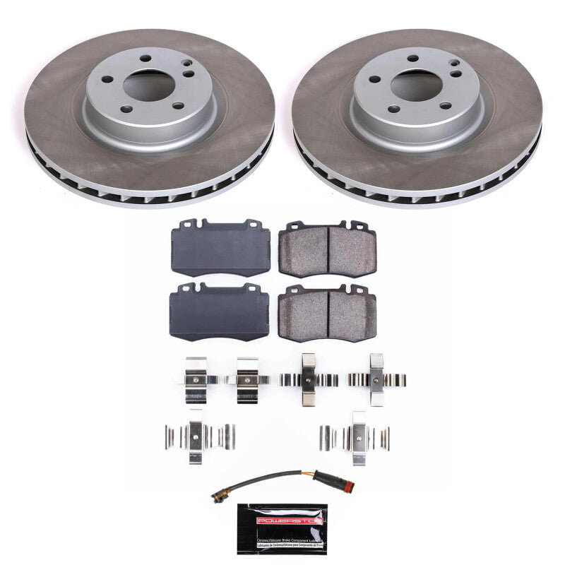 Power Stop 07-11 Mercedes-Benz CLS550 Front Semi-Coated Rotor Kit