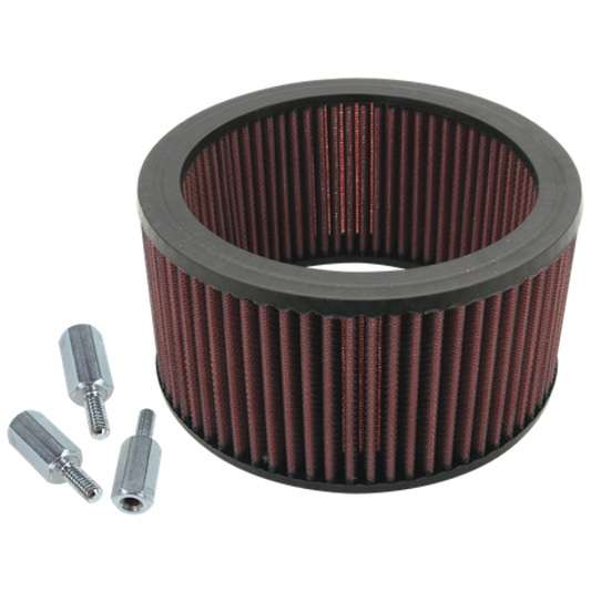 S&S Cycle Super E/G Carbs High Flow Air Filter Kit w/ Spacers For S&S Teardrop Air Cleaner