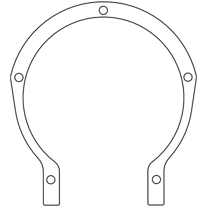 Cometic Ford Flathead V8 8BA/8CM .015in Fiber Timing Cover Gasket - 1948-1953