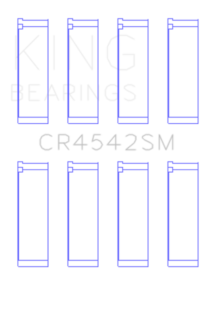 King Engine Bearings Honda K-Series (Except A3)/16V 2.0L/2.3L/2.4L (Size +0.25mm) Conrod Bearing Set