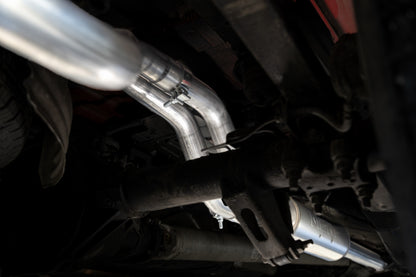 MBRP 2019+ Chevrolet Silverado 1500 / 2019+ GMC Sierra 1500 Alum. 3in Armor Lite Cat-Back Exhaust