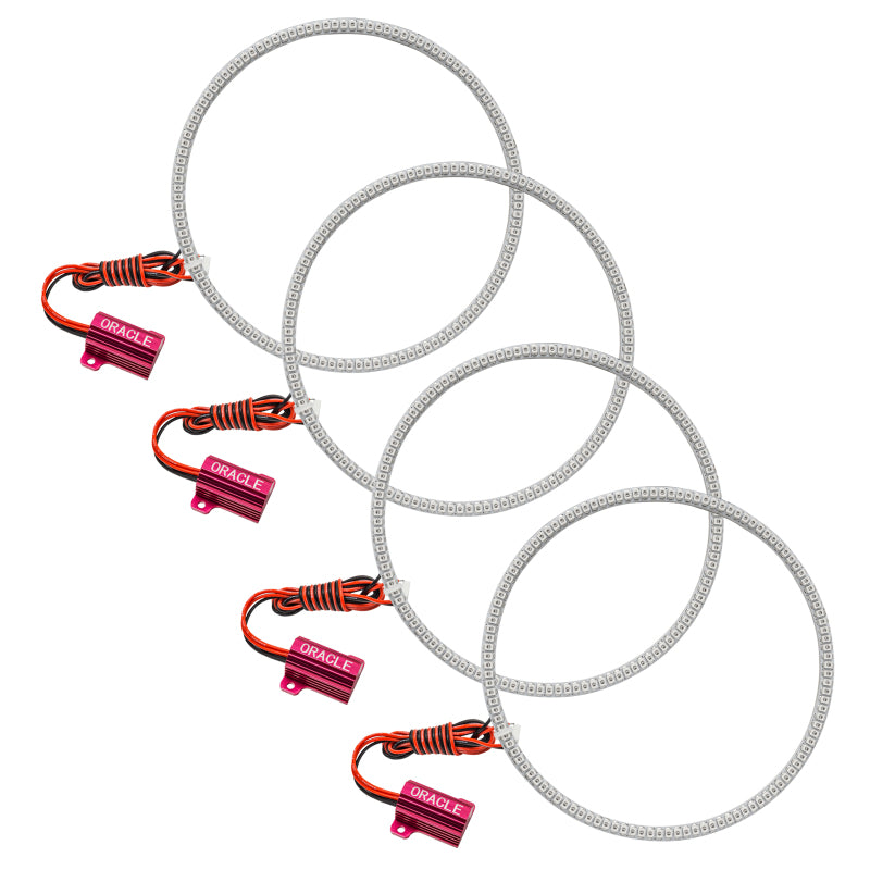 Oracle 01-10 Ford Ranger LED Headlight Halo Kit - Red