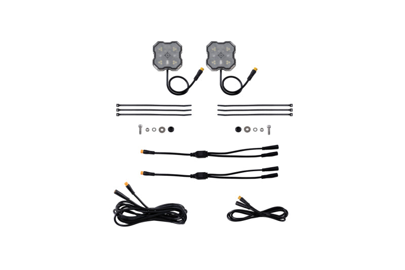 Diode Dyamics Rock Light - Red/White - M8 Add-On 2-Pack – Tri-State ...