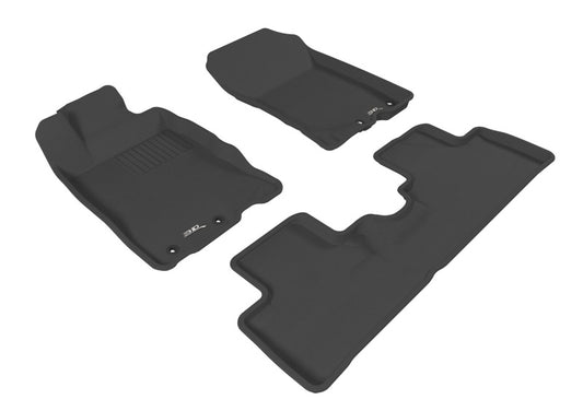 3D MAXpider 10-14 Honda Insight Kagu Black Full Set