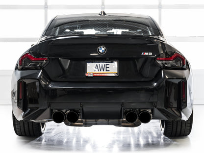 AWE Tuning 23-24 BMW G87 M2 Track Edition Exhaust - Diamond Black Tips