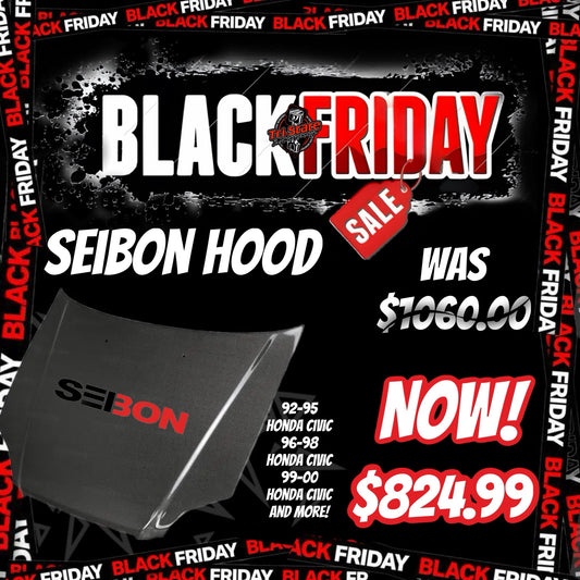 Black Friday - Seibon Carbon Fiber Hood