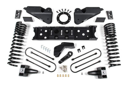 Zone Offroad 2019 Ram 3500 4in Radius Arm Bracket Gas - 3in Rear Block w/o Overload - Nitro Shocks