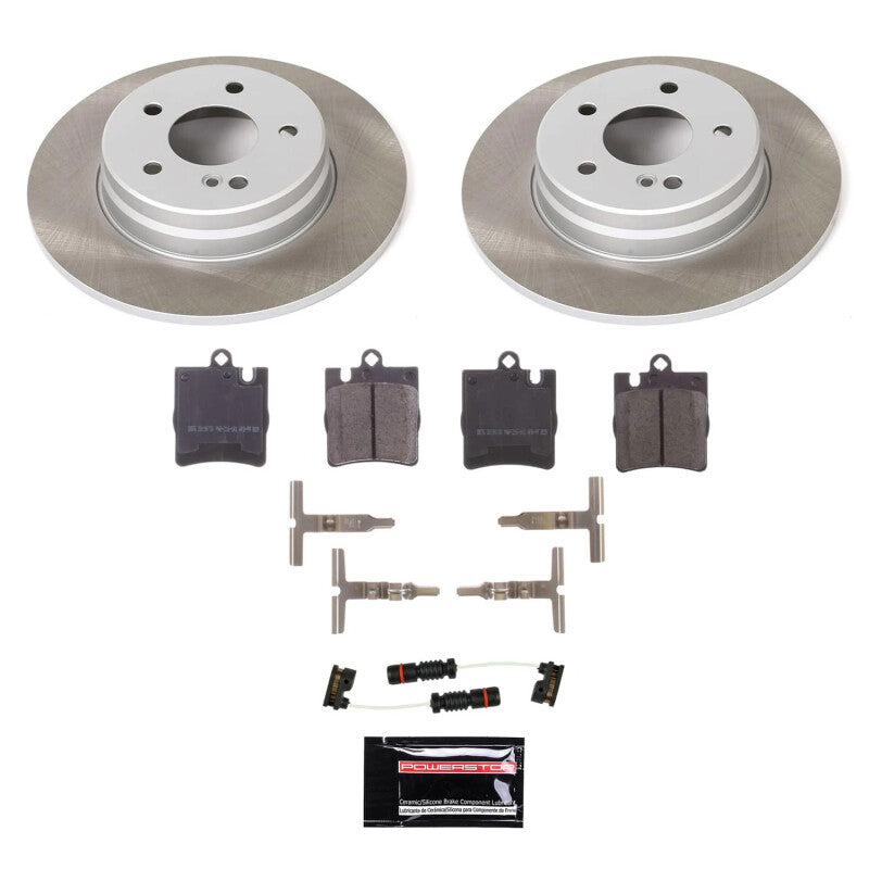 Power Stop 01-02 Mercedes-Benz E430 Rear Semi-Coated Rotor Kit