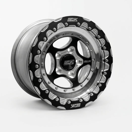 Belak 17x9.5 / 6.25in BS / 6x135mm BP / High Pad / Series 5 - Single Beadlock Wheel w/ Billet Lip