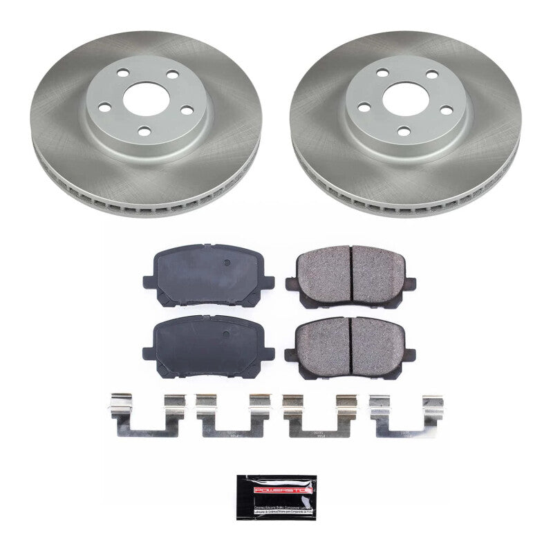 Power Stop 03-08 Toyota Matrix Front Semi-Coated Rotor Kit