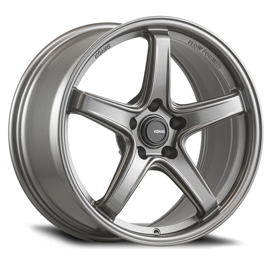 Konig Neoform 18X8.5 5X114.3 ET42 Matte Grey Flow Formed