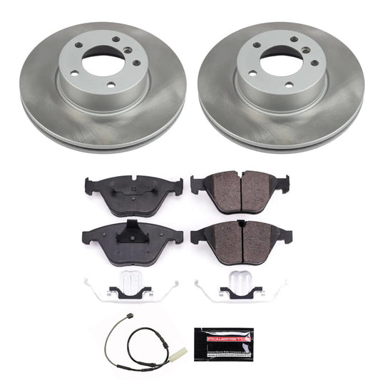 Power Stop 11-13 BMW 328i Front Semi-Coated Rotor Kit