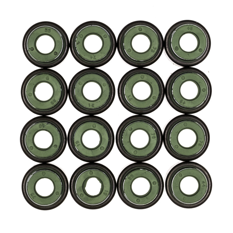 Cometic .265in x .500in x .555in x .638in Metal Jacket Valve Stem Seal - Green - 16 Pack