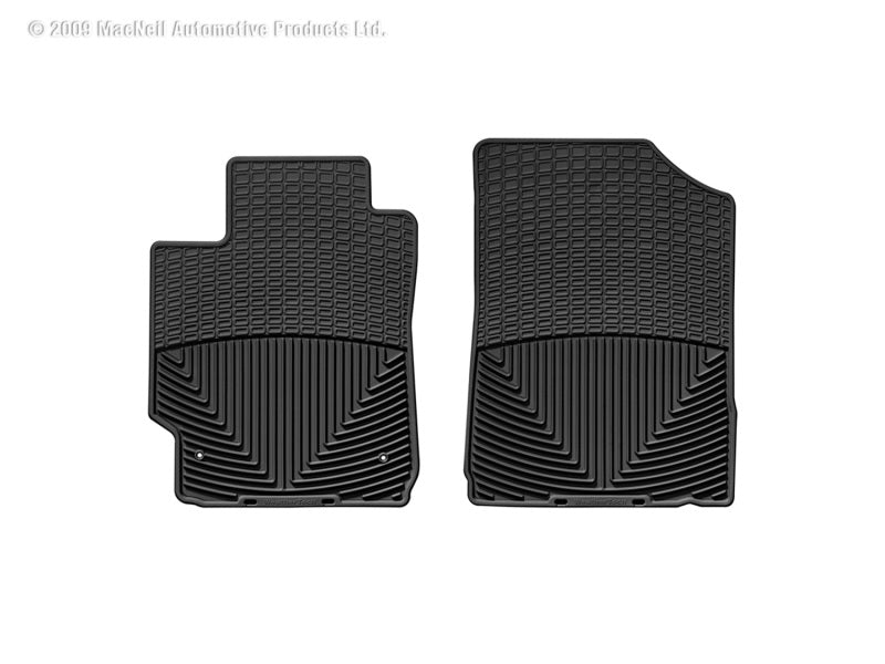 WeatherTech 03-13 Mazda Mazda 6 Hatch Front Rubber Mats - Black