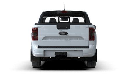 Rally Armor 22-26 22-26 Ford Maverick  Black UR Mud Flaps White Logo