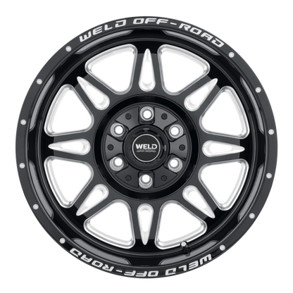 Weld Cheyenne W132 Series 22x9 / 6x135 BP / 5.00 BS - Gloss BLK MIL
