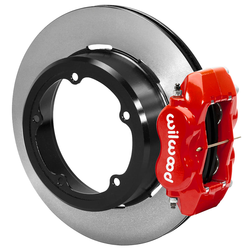 Wilwood kit rear FDLI DISC/DRUM strange floater 1PC red powder coat