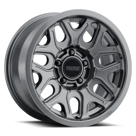 Method MR322 / 18x9 / 6x135 BP / 18ET / 5.68in BS / 87mm CB - Gloss Titanium Wheel