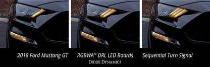 Diode Dynamics 18-23 Ford Mustang RGBW DRL LED Boards