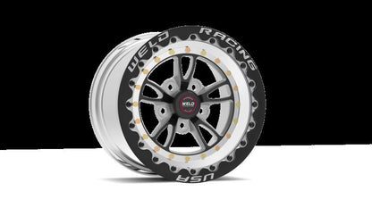 Weld Full Throttle 1-Piece 15x8 / 5x4.5 BP / 3.5in. BS Black Wheel