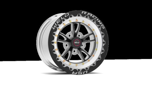 Weld Full Throttle 1-Piece 15x8 / 5x4.5 BP / 3.5in. BS Black Wheel
