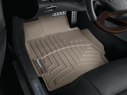 WeatherTech 2017+ Ford Explorer Front FloorLiner - Tan