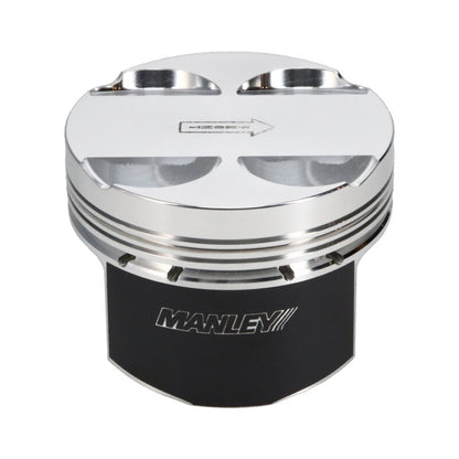 Manley Mitsubishi 4G63T 86.5mm (+1.5mm) -2cc Dome Extreme Duty Platinum Series Pistons w/ Rings