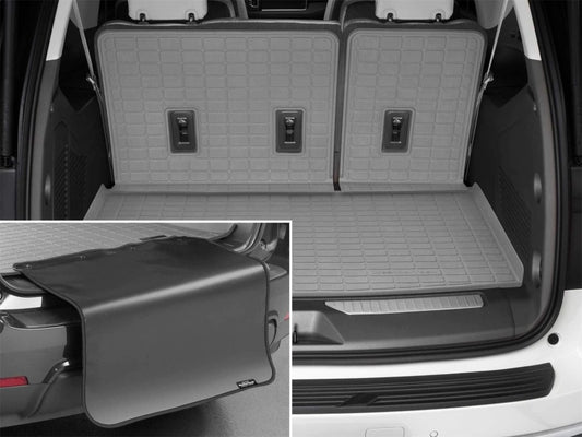 WeatherTech 24-26 GM Acadia/Traverse Seatback Cargo Liners HP w/ Bumper Protector - Grey