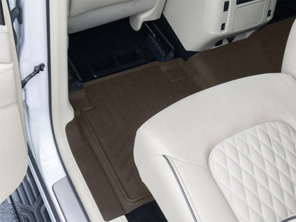 WeatherTech 19-24 Infiniti QX80 2nd Row Rear FloorLiner HP - Cocoa