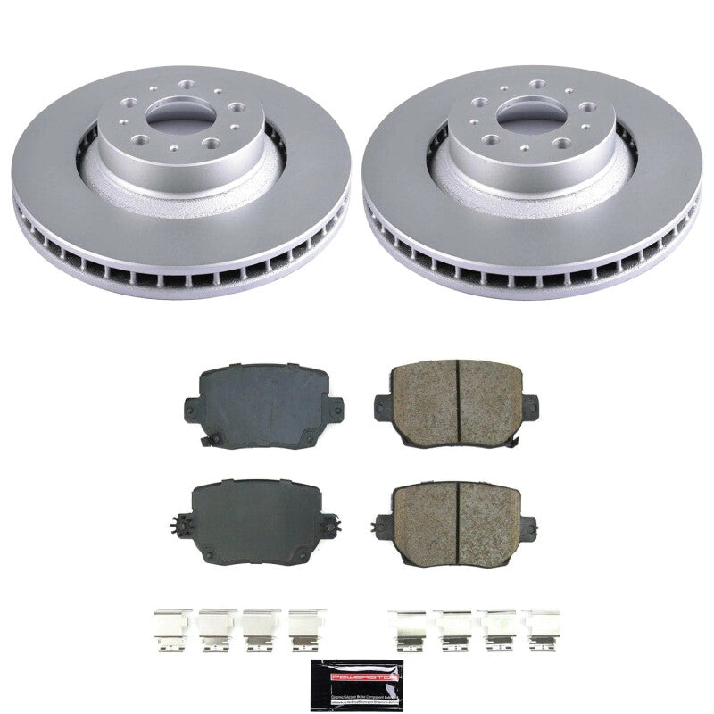 Power Stop 20-24 Tesla Y Rear Z17 Coated Brake Kit