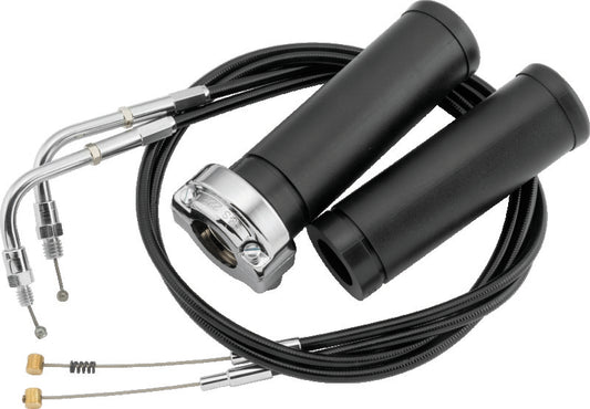 S&S Cycle 1in Handlebars 2-Cable Throttle Assembly Cable - 36in