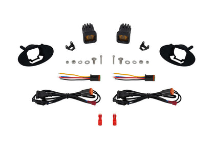 Diode Dynamics SSC1 Type MZ LED Fog Light Kit Yellow SAE Fog
