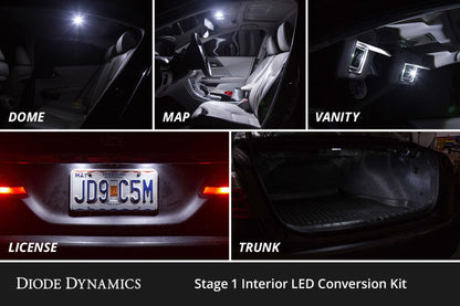 Diode Dynamics 12-17 Toyota Camry Interior LED Kit Cool White Stage 1