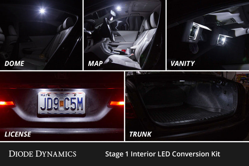 Diode Dynamics 22+ Toyota GR86/Subaru BRZ Interior LED Kit Cool White Stage 1