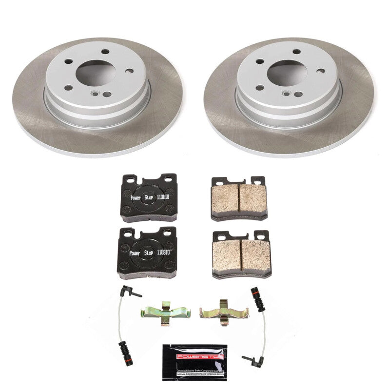 Power Stop 96-97 Mercedes-Benz C36 AMG Rear Semi-Coated Rotor Kit