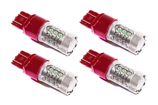 Diode Dynamics 7443 LED Bulb XP80 LED - Red Set of 4