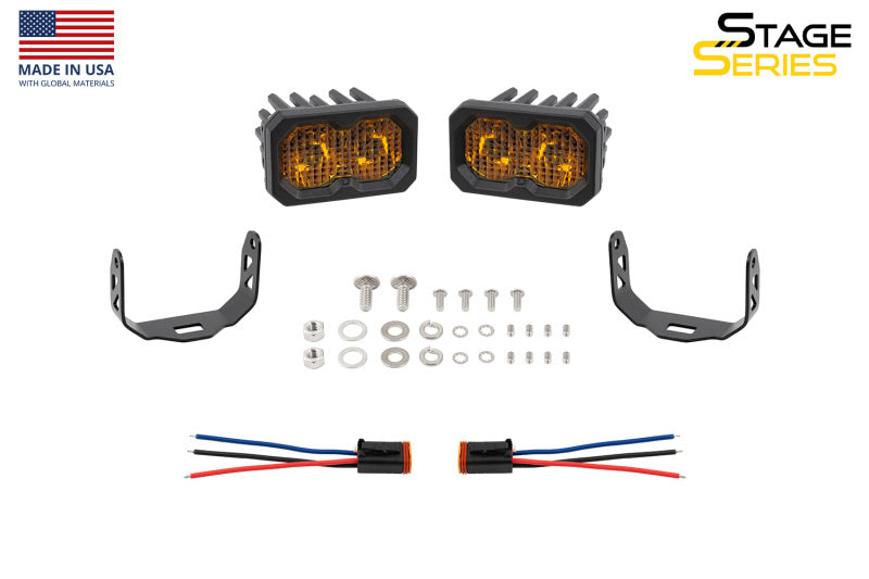 Diode Dynamics C2 2.0 Sport Yellow Driving Standard ABL (pair)