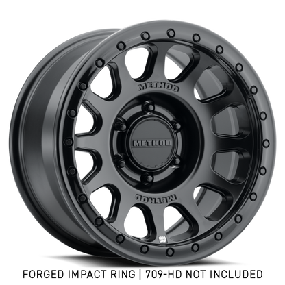Method Beadlock Ring - 18in Forged - Style 1 - Gloss Black