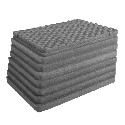 Go Rhino XVenture Gear Hard Case Extra Large 25in. Foam Kit (Foam ONLY) - Charcoal Grey