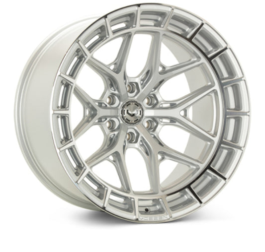 Vossen HFX-1 24x10 - 6x135 - ET25 - Deep Face - 87.1 - Silver Polished Wheel