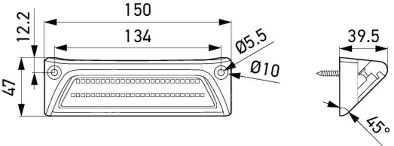 Hella Value Fit SMS2000 / Scene Light 6in LED Light Bar - Extra Wide Illumination
