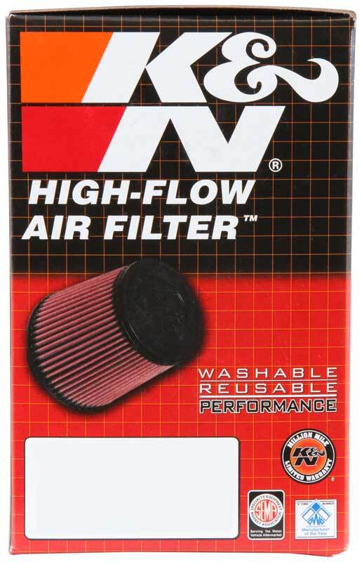 K&N Universal Clamp-On Air Filter (2-7/16in FLG - 4-1/2x3-3/4in B - 3x2in T - 4in H)