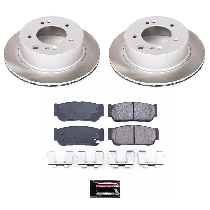 Power Stop 03-06 Kia Sorento Rear Semi-Coated Rotor Kit