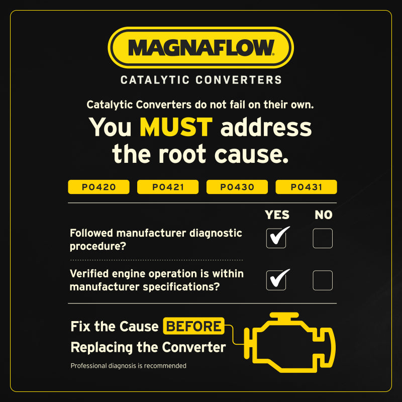 MagnaFlow 16-17 Chevrolet Cruze 1.4L California Grade CARB Compliant Direct-Fit Catalytic Converter