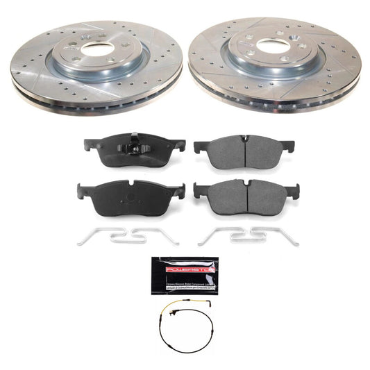 Power Stop 18-20 Land Rover Range Rover Velar Front Z23 Evolution Brake Kit