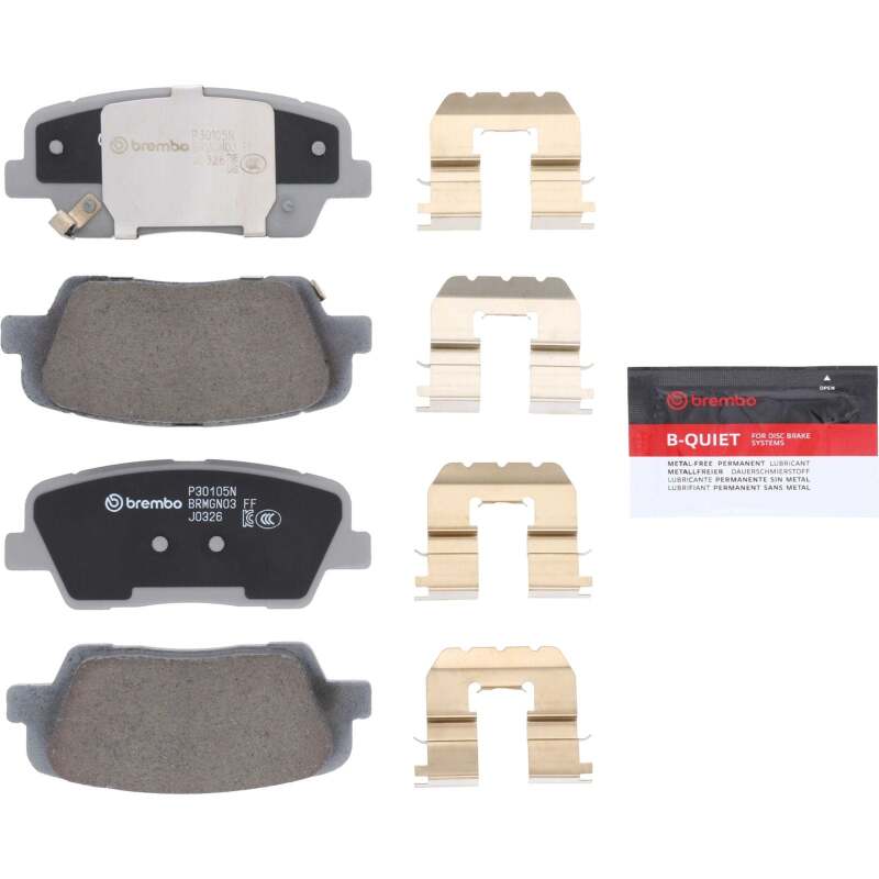 Brembo 17-18 Kia Sorento/ Hyundai Santa Fe Sport Rear NAO Brake Pad
