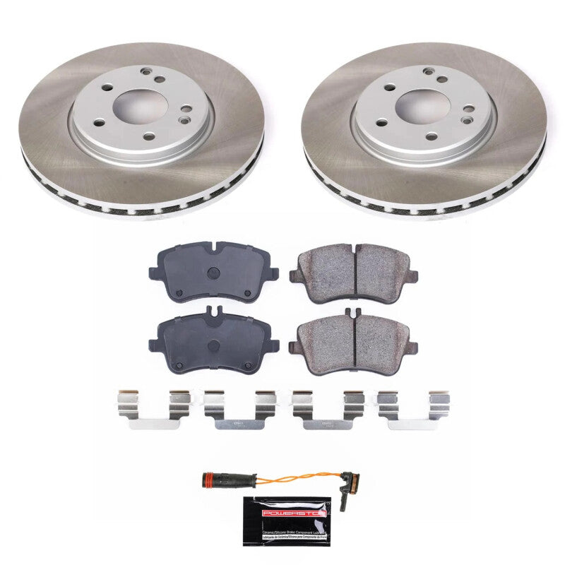 Power Stop 09-11 Mercedes-Benz SLK300 Front Semi-Coated Rotor Kit